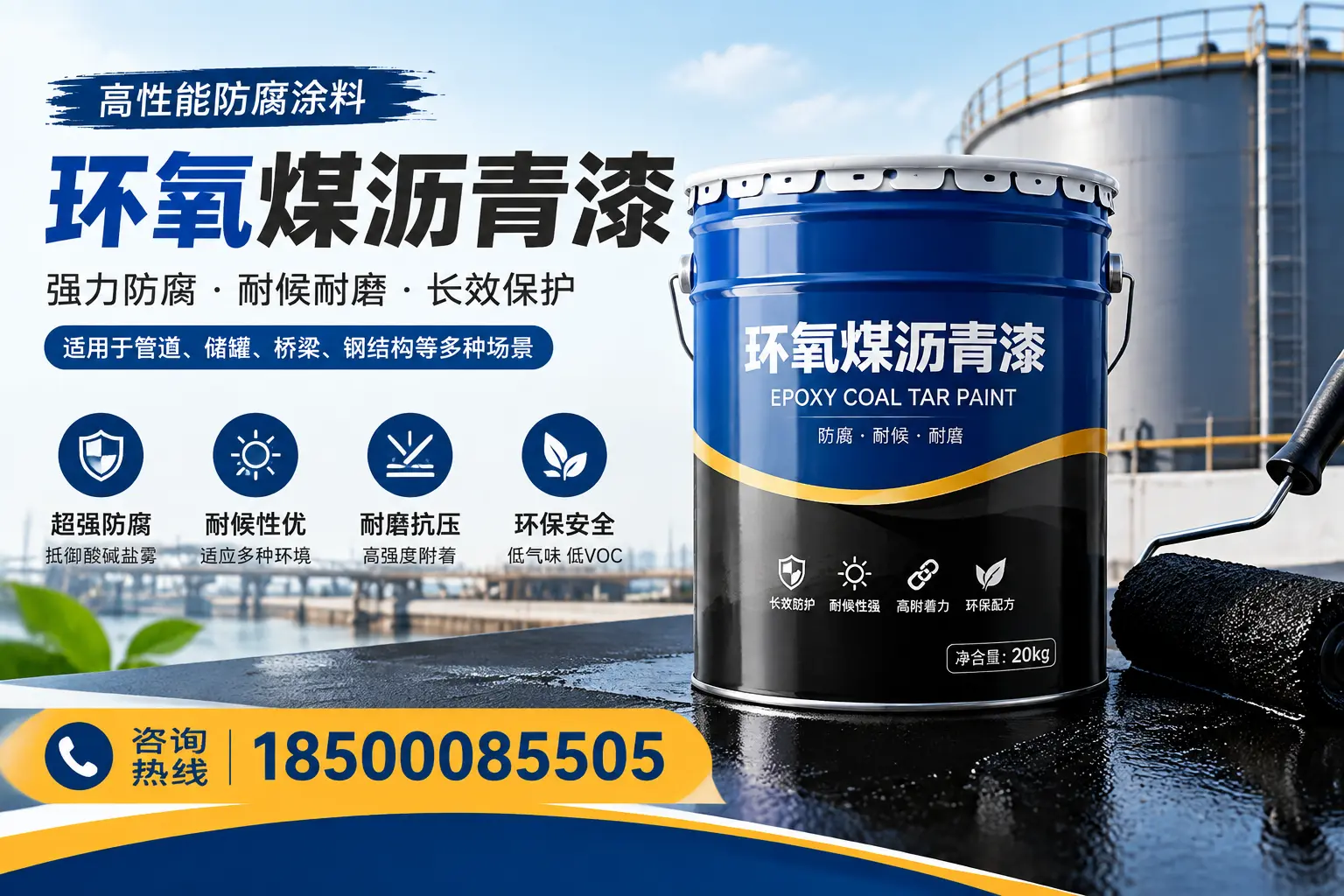 环氧煤沥青漆的施工步骤详解，丽水装修必备知识